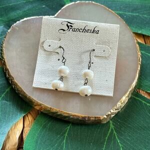 Francheska Genuine Pearl Earrings